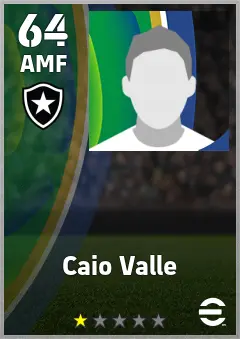 Caio Valle eFootball 2026 player card — 64 OVR AMF