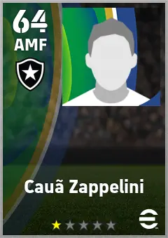 Caua Zappelini eFootball 2026 player card — 64 OVR AMF