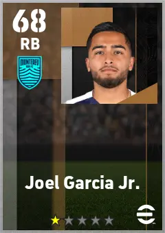 Joel Garcia Jr. eFootball 2026 player card — 68 OVR RB