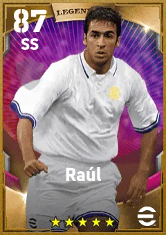 Raul eFootball 2026 player card — 87 OVR SS