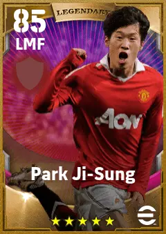 Park Ji-Sung eFootball 2026 player card — 85 OVR LMF