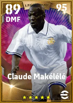 Claude Makelele eFootball 2026 player card — 89 OVR DMF