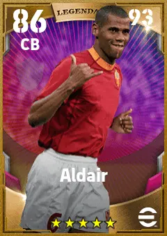 Aldair eFootball 2026 player card — 86 OVR CB