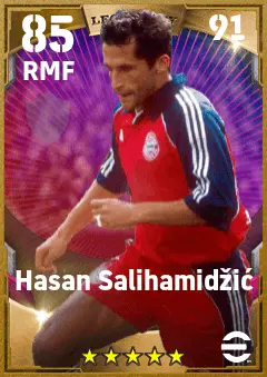 Hasan Salihamidzic eFootball 2026 player card — 85 OVR RMF