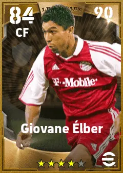 Giovane Elber eFootball 2026 player card — 84 OVR CF