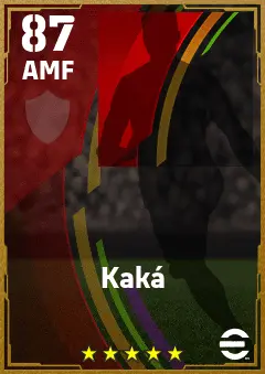 Kaka eFootball 2026 player card — 87 OVR AMF