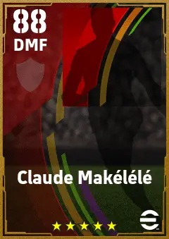 Claude Makelele eFootball 2026 player card — 88 OVR DMF
