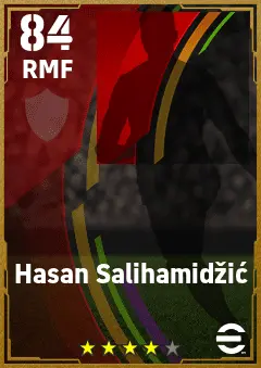 Hasan Salihamidzic eFootball 2026 player card — 84 OVR RMF
