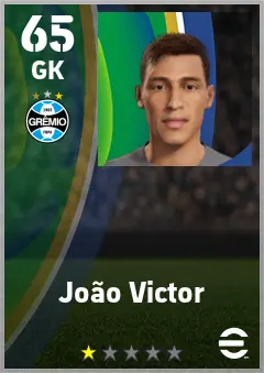 Joao Victor eFootball 2026 player card — 65 OVR GK