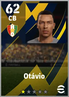Otavio eFootball 2026 player card — 62 OVR CB