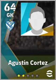 Agustin Cortez eFootball 2026 player card, 64 OVR GK