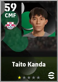 Taito Kanda eFootball 2026 player card — 59 OVR CMF