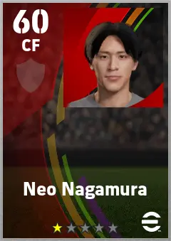 Neo Nagamura eFootball 2026 player card — 60 OVR CF