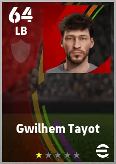 Gwilhem Tayot eFootball 2026 player card — 64 OVR LB