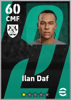 Ilan Daf eFootball 2026 player card — 60 OVR CMF
