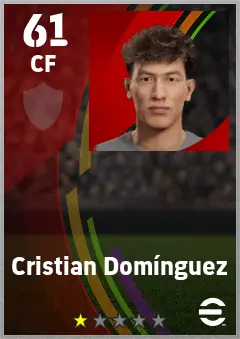 Cristian Dominguez eFootball 2026 player card — 61 OVR CF
