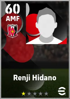 Renji Hidano eFootball 2026 player card — 60 OVR AMF