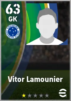 Vitor Lamounier eFootball 2026 player card — 63 OVR GK