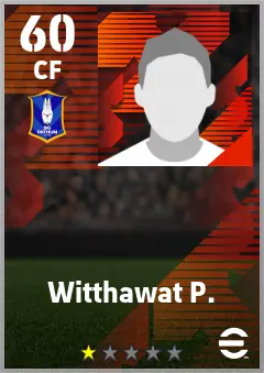 Witthawat P. eFootball 2026 player card — 60 OVR CF