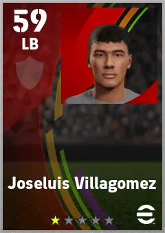 Joseluis Villagomez eFootball 2026 player card — 59 OVR LB