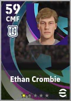 Ethan Crombie eFootball 2026 player card — 59 OVR CMF