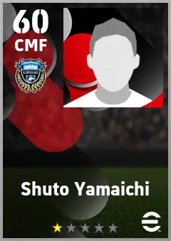 Shuto Yamaichi eFootball 2026 player card — 60 OVR CMF