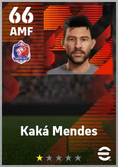 Kaka Mendes eFootball 2026 player card — 66 OVR AMF