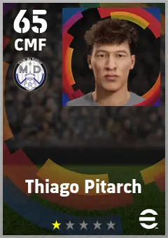 Thiago Pitarch eFootball 2026 player card — 65 OVR CMF