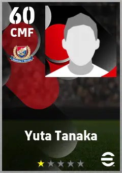 Yuta Tanaka eFootball 2026 player card — 60 OVR CMF