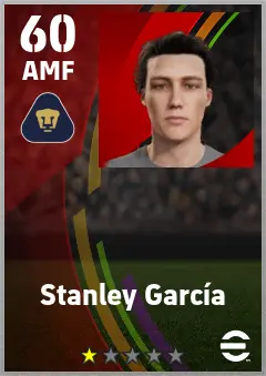 Stanley Garcia eFootball 2026 player card — 60 OVR AMF