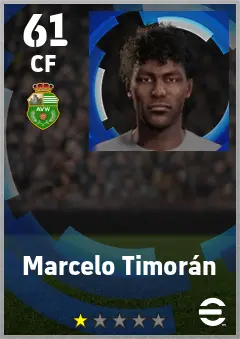 Marcelo Timoran eFootball 2026 player card — 61 OVR CF