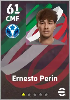 Ernesto Perin eFootball 2026 player card — 61 OVR CMF