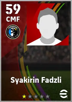 Syakirin Fadzli eFootball 2026 player card — 59 OVR CMF