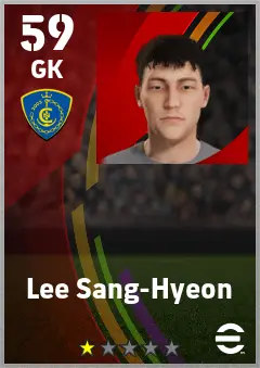 Lee Sang-Hyeon eFootball 2026 player card — 59 OVR GK