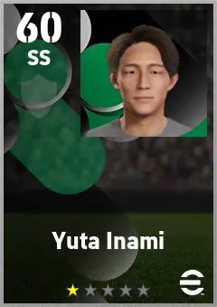 Yuta Inami eFootball 2026 player card — 60 OVR SS