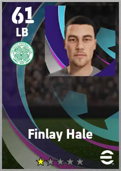 Finlay Hale eFootball 2026 player card — 61 OVR LB