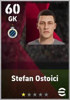 Stefan Ostoici eFootball 2026 player card — 60 OVR GK