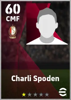 Charli Spoden eFootball 2026 player card — 60 OVR CMF