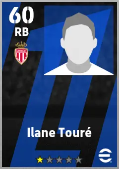 Ilane Toure eFootball 2026 player card — 60 OVR RB