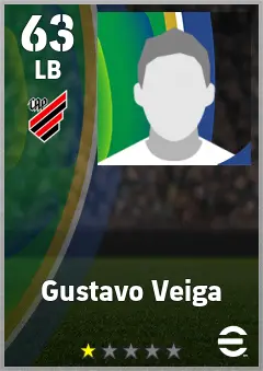 Gustavo Veiga eFootball 2026 player card — 63 OVR LB