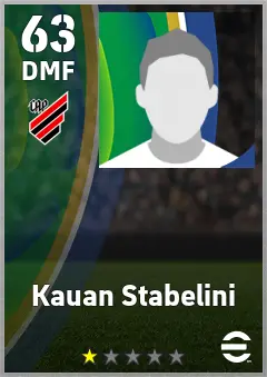 Kauan Stabelini eFootball 2026 player card — 63 OVR DMF