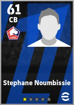 Stephane Noumbissie eFootball 2026 player card — 61 OVR CB