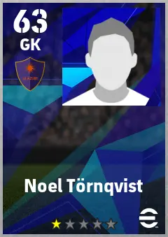 Noel Tornqvist eFootball 2026 player card — 63 OVR GK