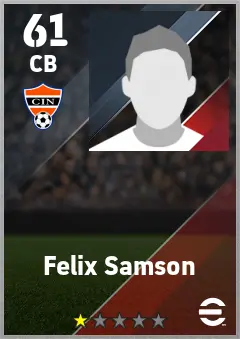 Felix Samson eFootball 2026 player card — 61 OVR CB