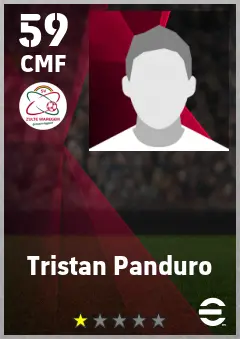 Tristan Panduro eFootball 2026 player card — 59 OVR CMF