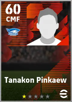 Tanakon Pinkaew eFootball 2026 player card — 60 OVR CMF