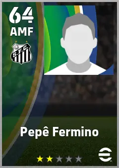 Pepe Fermino eFootball 2026 player card — 64 OVR AMF
