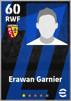 Erawan Garnier eFootball 2026 player card — 60 OVR RWF