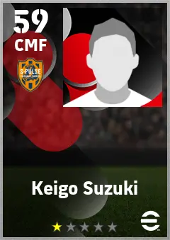 Keigo Suzuki eFootball 2026 player card — 59 OVR CMF