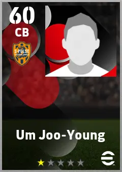 Um Joo-Young eFootball 2026 player card — 60 OVR CB